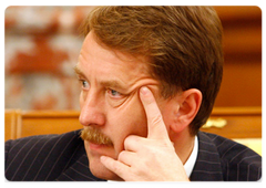 Minister of Agriculture Alexei Gordeev|1 october, 2008|19:25