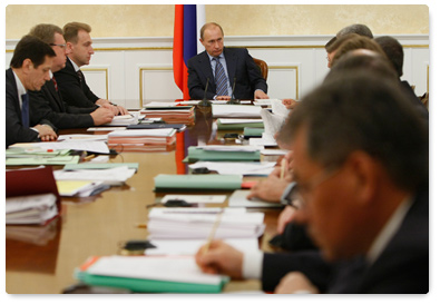 В.В. Путин провел заседание Президиума Правительства РФ