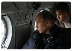 Prime Minister Vladimir Putin arrived in the Republic of Chechnya for an inspection visit|16 october, 2008|16:00