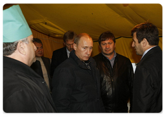 Prime Minister Vladimir Putin arrived in the Republic of Chechnya for an inspection visit|16 october, 2008|16:00