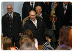 Prime Minister Vladimir Putin inspected progress at Siberian Federal University in Krasnoyarsk|22 october, 2008|09:00