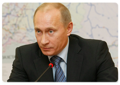 Председатель Правительства Российской Федерации В.В.Путин провел совещание о проекте Транспортной стратегии на период до 2030 года|22 октября, 2008|13:00