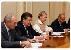 Vladimir Putin and Yulia Tymoshenko’s expanded governmental negotiations|2 october, 2008|21:08