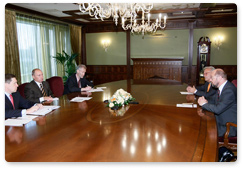 Prime Minister Vladimir Putin held a meeting with Martin Schulz, head of the Social Democratic group in the European Parliament