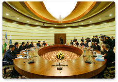 Prime Minister Vladimir Putin attended a meeting of the Shanghai Cooperation Organisation's Council of Heads of Government