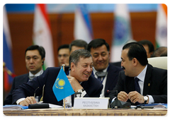 Prime Minister Vladimir Putin addressed an expanded meeting of the Shanghai Cooperation Organisation’s Council of Heads of Government (Prime Ministers)|30 october, 2008|09:00