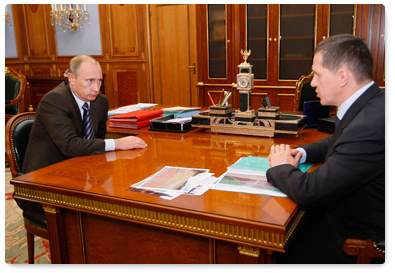 Prime Minister Vladimir Putin held a meeting with Natural Resources Minister Yury Trutnev