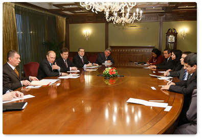 Vladimir Putin received Cuban Foreign Minister Felipe Perez Roque