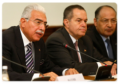 Prime Minister Vladimir Putin and Egyptian Prime Minister Ahmed Nazif held expanded Russian-Egyptian talks|11 november, 2008|13:00