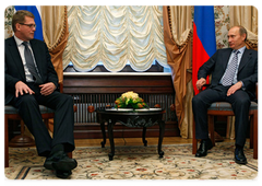 Prime Minister Vladimir Putin held talks with Finland’s Prime Minister Matti Vanhanen|12 november, 2008|12:00