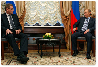 Vladimir Putin held talks with Finland’s Prime Minister Matti Vanhanen