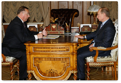 Vladimir Putin held a meeting with Transneft CEO Nikolai Tokarev