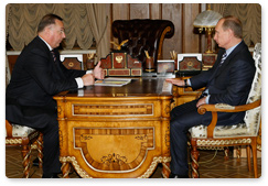 Vladimir Putin held a meeting with Transneft CEO Nikolai Tokarev