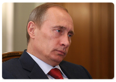 Vladimir Putin held a meeting with Governor of the Voronezh Region Vladimir Kulakov|19 november, 2008|14:00