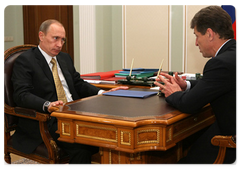 Prime Minister Vladimir Putin met with Deputy Prime Minister Dmitry Kozak|21 november, 2008|20:14