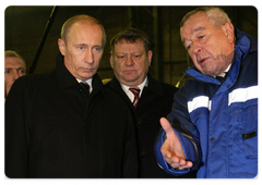В.В.Путин посетил ОАО «Выборгский судостроительный завод»|25 ноября, 2008|17:00