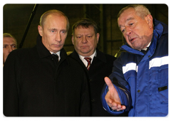 Prime Minister Vladimir Putin visited the Vyborg Shipyard|25 november, 2008|17:00