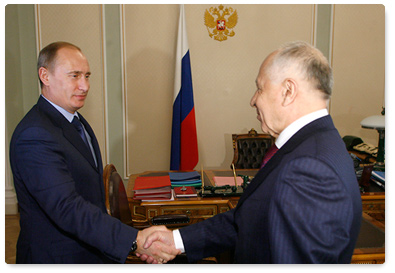 Prime Minister Vladimir Putin met with the President of Dagestan Mukhu Aliev