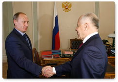 Prime Minister Vladimir Putin met with the President of Dagestan Mukhu Aliev