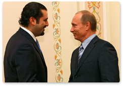 Vladimir Putin held a meeting with Saad Hariri, leader of the parliamentary majority of Lebanon