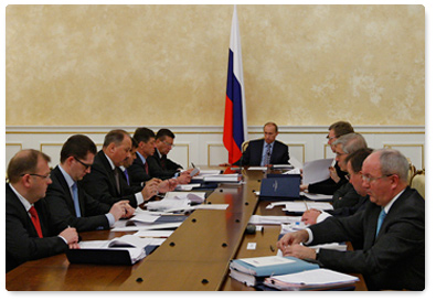 Prime Minister Vladimir Putin chaired a meeting of “The Bank for Development and Foreign Economic Affairs” (Vnesheconombank) supervisory board