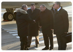 Председатель Правительства Российской Федерации В.В.Путин прибыл с рабочей поездкой в Ростов-на-Дону|11 декабря, 2008|15:00