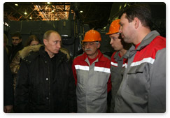 В.В.Путин посетил комбайновый завод «Ростсельмаш»