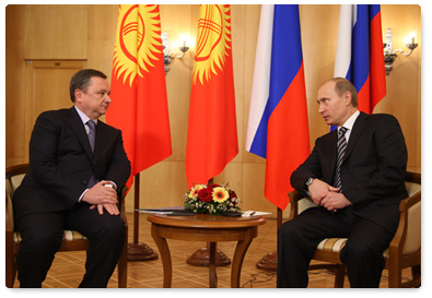 Prime Minister Vladimir Putin held a working meeting with Kyrgyz Prime Minister Igor Chudinov