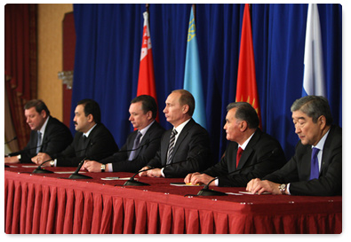 Заявление для прессы В.В.Путина по итогам заседания Межгосударственного Совета ЕврАзЭС на уровне глав правительств