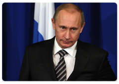 Prime Minister Vladimir Putin held a press conference following the meeting of the EurAsEC Interstate Heads of Government Council|12 december, 2008|18:45