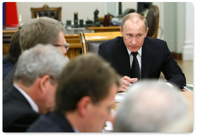 В.В.Путин провел совещание по подготовке к заседанию Совета при по реализации приоритетных нацпроектов и демографической политике