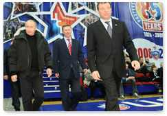 Prime Minister Vladimir Putin watched a Euroleague round 8 basketball match between CSKA Moscow and Real Madrid