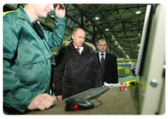 Vladimir Putin visited and a building structure plant|18 december, 2008|17:30