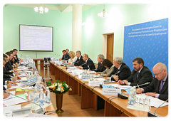 Председатель Правительства Российской Федерации В.В.Путин провел заседание Президиума Совета по развитию местного самоуправления|18 декабря, 2008|17:00
