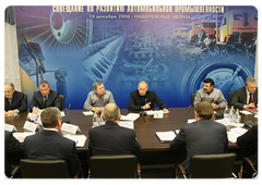 Prime Minister Vladimir Putin held a meeting on additional measures to stabilize and rehabilitate the country’s auto industry|19 december, 2008|14:00