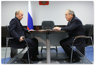 Prime Minister Vladimir Putin met with Tatarstan’s President Mintimer Shaimiev