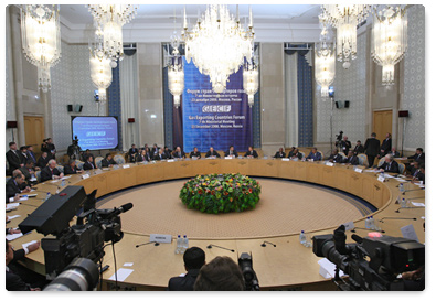 В.В.Путин выступил на 7-ой Министерской встрече Форума стран-экспортеров газа