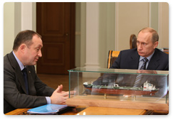 Vladimir Putin met with Sovkomflot CEO Sergei Frank