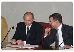 Владимир Путин на заседании Государственной Думы был утвержден Председателем Правительства Российской Федерации|8 мая, 2008|16:51