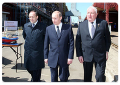 In course of his working trip to Leningrad Region Russian Prime Minister Vladimir Putin chaired a conference on the development of the ship-building industry|13 may, 2008|13:19