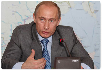 Председатель Правительства Российской Федерации В.В.Путин провел совещание по вопросам развития транспорта