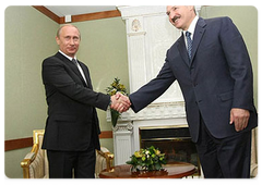 In Minsk the conversation between Vladimir Putin and Alexander Lukashenko took place|23 may, 2008|13:41