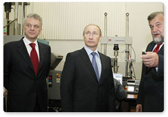 Prime Minister Vladimir Putin visited All-Russia Institute of Aviation Materials (VIAM)