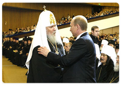 Prime Minister Putin’s speech at a reception to mark the 1020th anniversary of Christianity in Russia|28 june, 2008|14:00