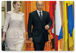 Prime Minister Vladimir Putin had a meeting with the Ukrainian Prime Minister Yulia Tymoshenko