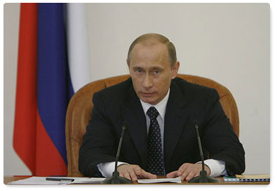В.В.Путин провел заседание Правительства РФ