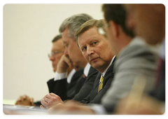 Deputy Prime Minister Sergei Ivanov at the meeting of the Russian Government Presidium|14 july, 2008|17:30