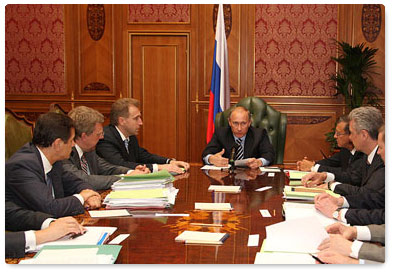 В.В.Путин провел совещание по экономическим вопросам
