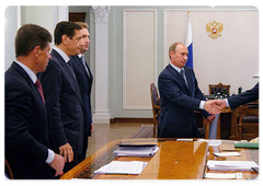 Prime Minister Vladimir Putin chaired a meeting on the Draft Long-Term Strategy for Large-Scale Housing Construction|17 july, 2008|15:30