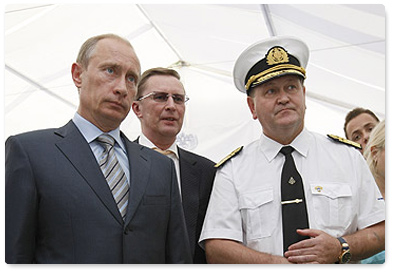 Prime Minister Vladimir Putin visited the Kochetovsky waterworks facility